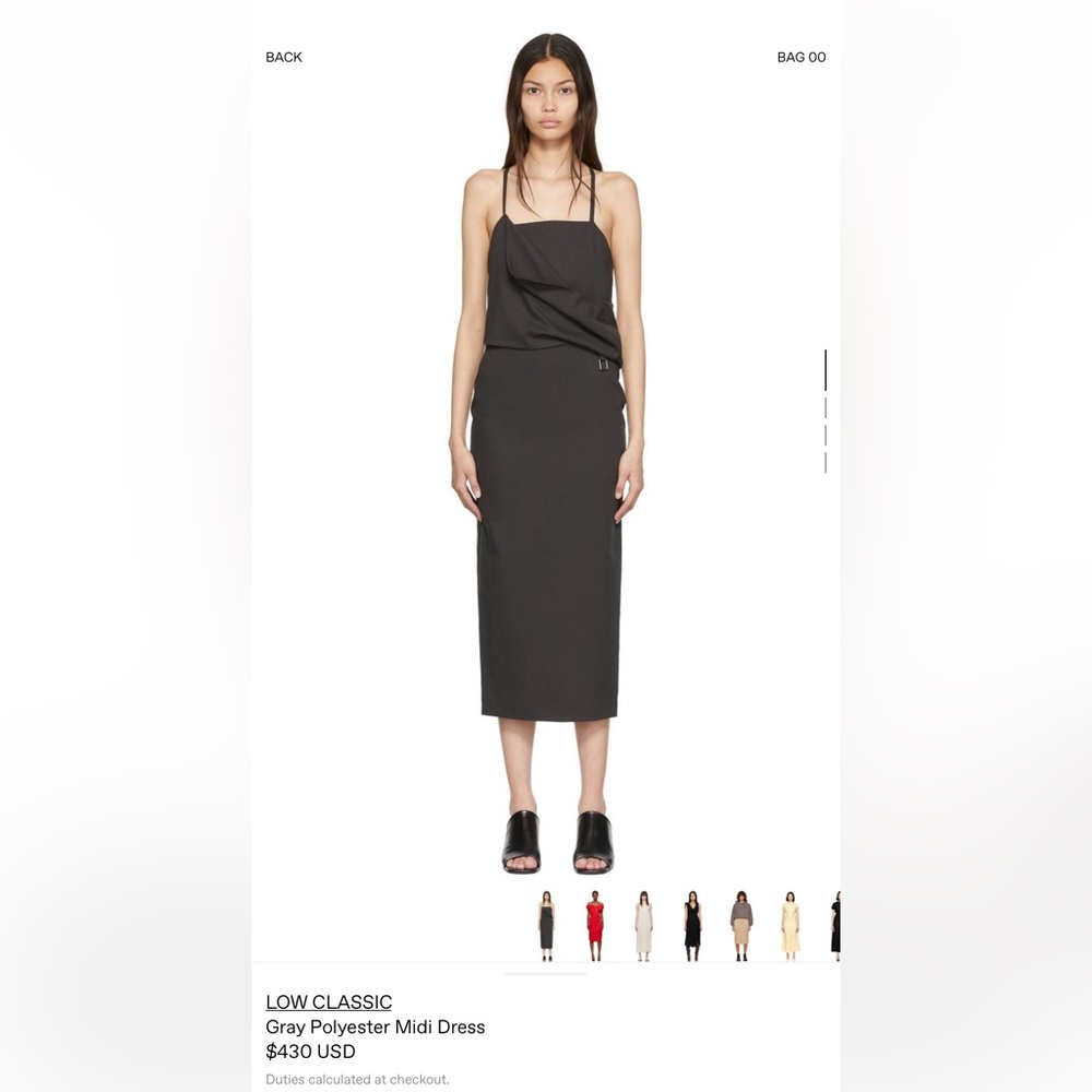 Brand new Low Classic Midi Dress